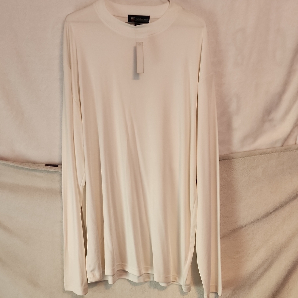 Milano Moda Cream Long Sleeve Top